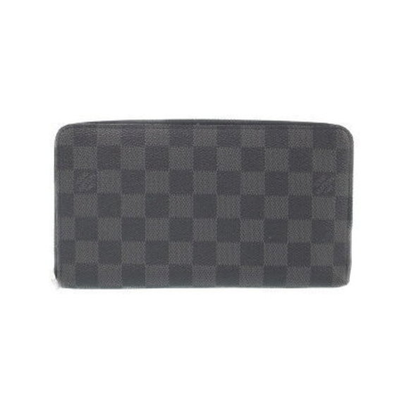 Louis Vuitton Damier Graphite Black Zippy Organizer Zip Long Wallet - Picture 1 of 5